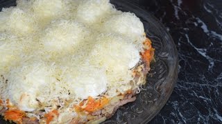 Салат с мясом говядины