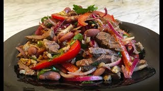 Салат Тбилиси / Салат Без Майонеза / Мясной Салат / Meat Salad / თბილისი სალათი