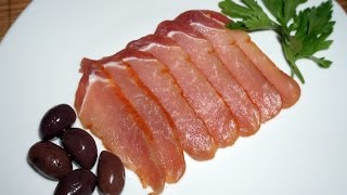 Сыровяленое мясо в домашних условиях_Prosciutto at home