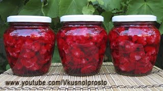 Новинка!!! Маринованная ЦВЕТНАЯ КАПУСТА со свеклой на зиму / Вкусная и Хрустящая закуска