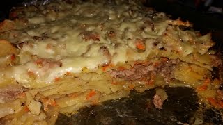 Картофельная Запеканка Очень Вкусный Ужин. т