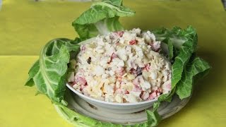 Вкусный салат из цветной капусты супер рецепт