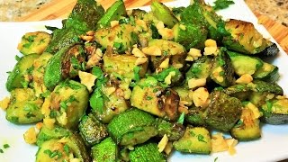 КАБАЧКИ ЖАРЕНЫЕ. Наивкуснейший салат из кабачков. (Fried Zucchini)
