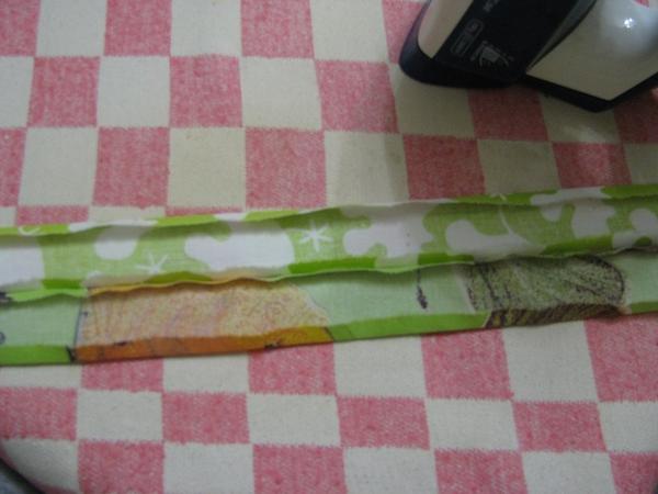 Приутюженные припуски на швы