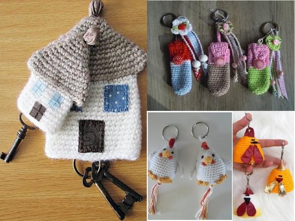 Вязаные блеоки для ключей
Фото сайта ru.pinterest.com