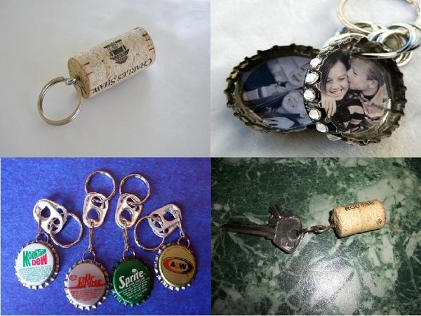 Брелоки из пробок
Фото сайта ru.pinterest.com