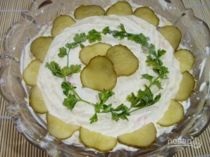 Салат из печени куриной слоями - фото шаг 12