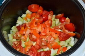 Салат из помидоров и кабачков на зиму - фото шаг 6
