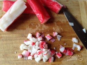 Крабовый салат обычный - фото шаг 7