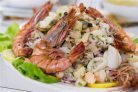 Салат с морепродуктами
