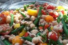 Салат с тунцом и фасолью