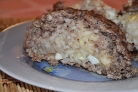 Мясной рулет с рисом
