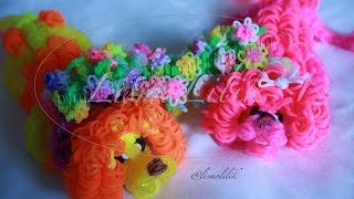 🐩СОБАКА ПУДЕЛЬ из резинок Rainbow Loom.