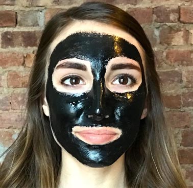 черная маска от черных точек для лица