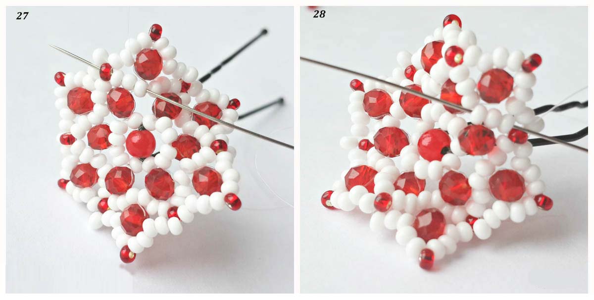 Шпилька из бисера