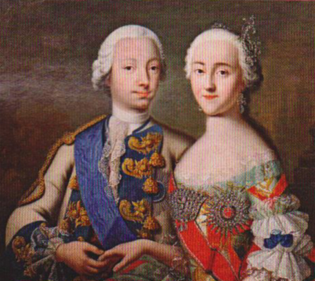 Екатерина и Петр Федорович