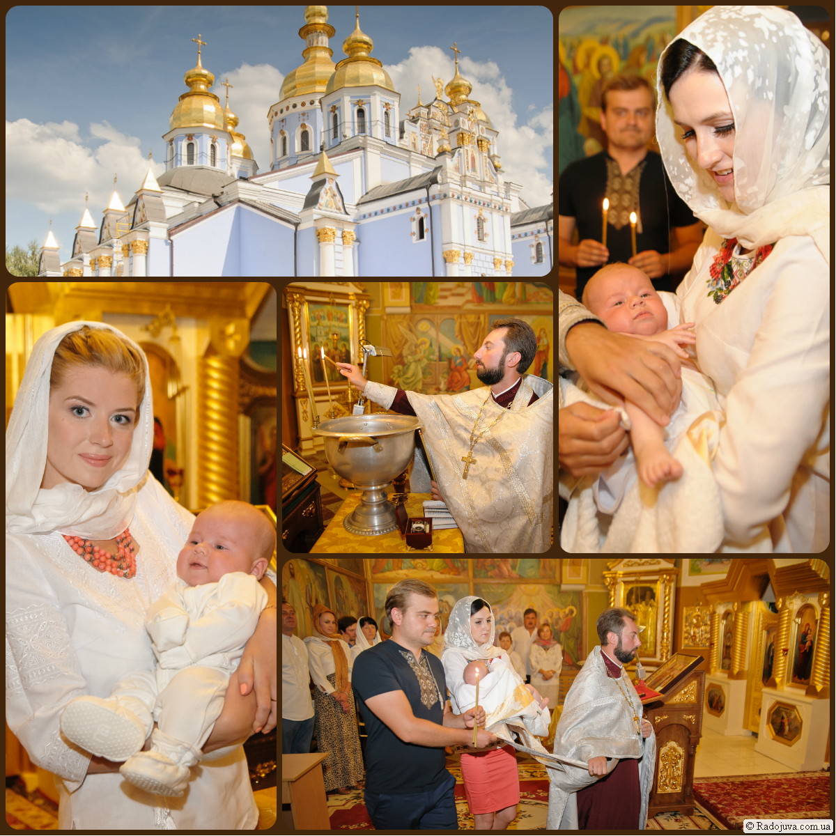 Фотографии с крещения детей