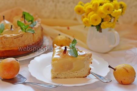Фото рецепта Пирог с грушей от Джулии Чайлд