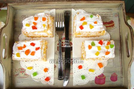 Фото рецепта Морковные пирожные со сливками