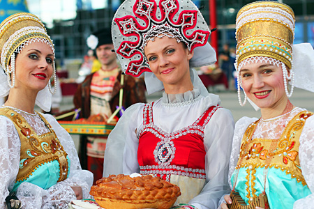 Русский народные костюмы