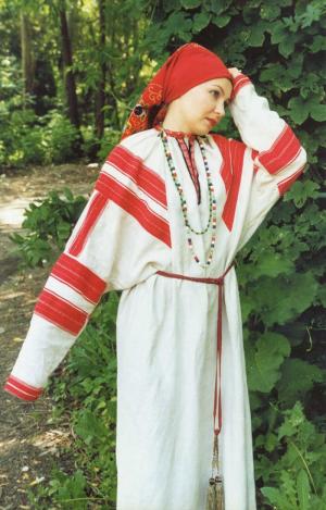 русская народная женская рубаха