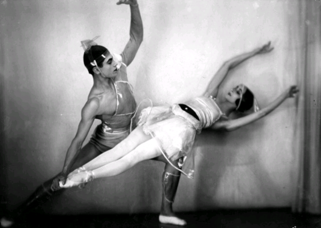Лифарь и Спесивцева в балете 