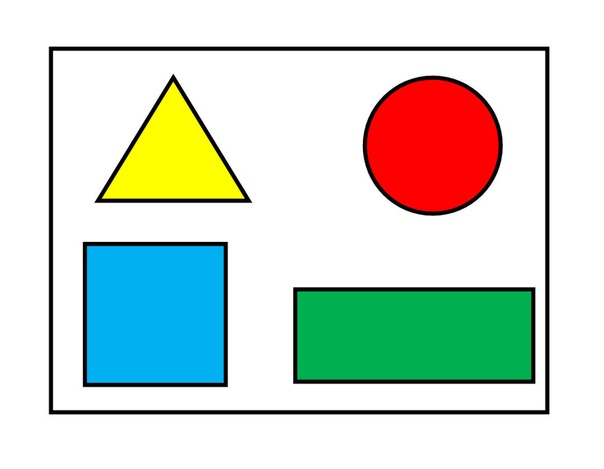 Картинка круг квадрат треугольник прямоугольник