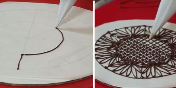 как украсить торт кремом