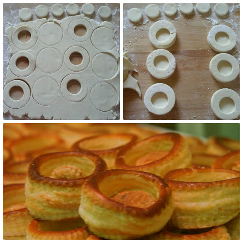 Волованы с креветочным жюльеном - Способ приготовления