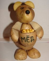 Поделки дары осени из картофеля