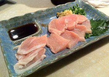 Chicken sashimi (