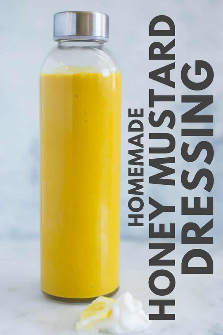 Honey Mustard Dressing – This Honey Mustard Dressing is so dang good and only requires 4 simple ingredients.