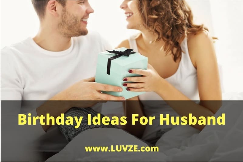 birthday ideas for husband