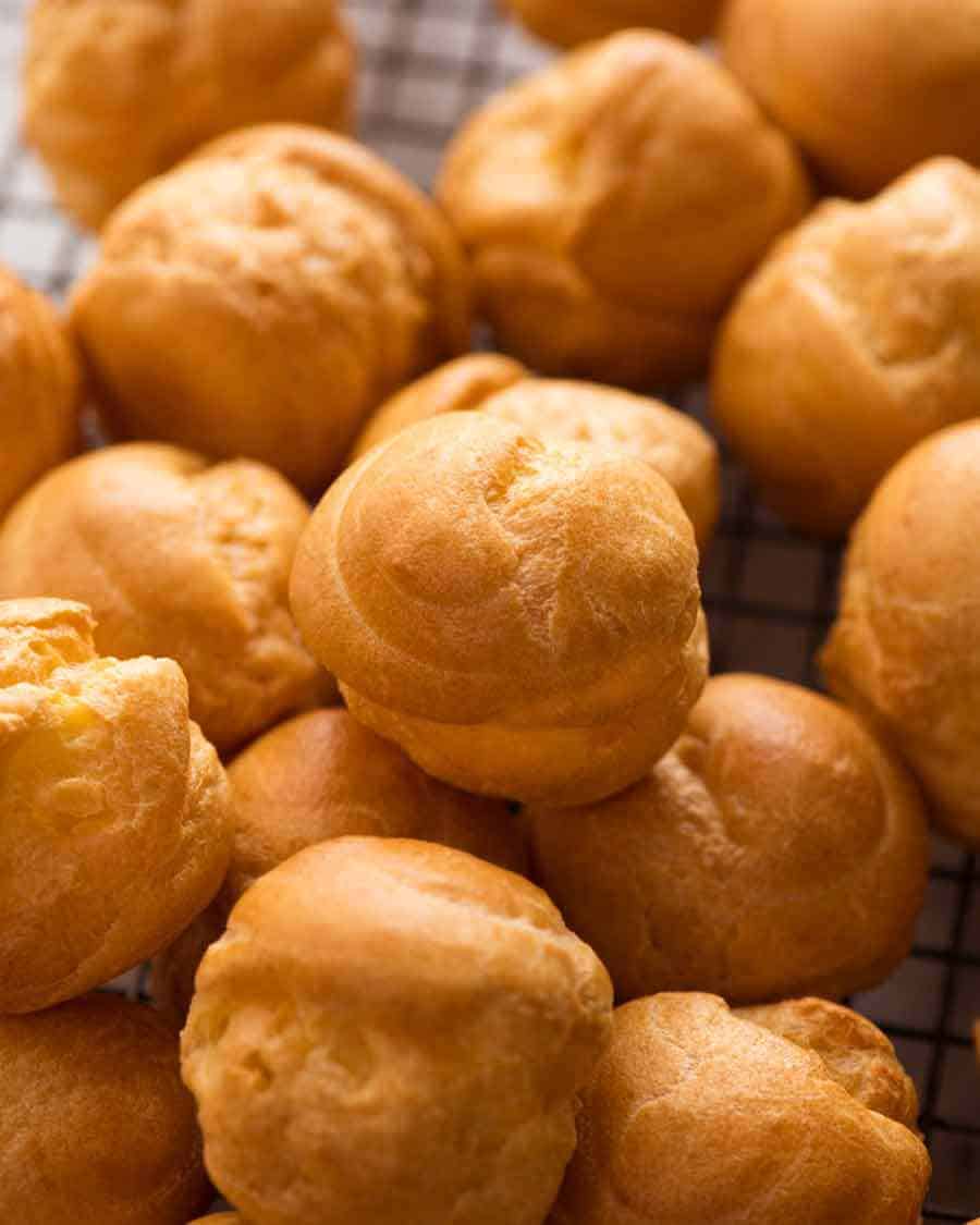 Pile of Cooked Chop Pastry Balls