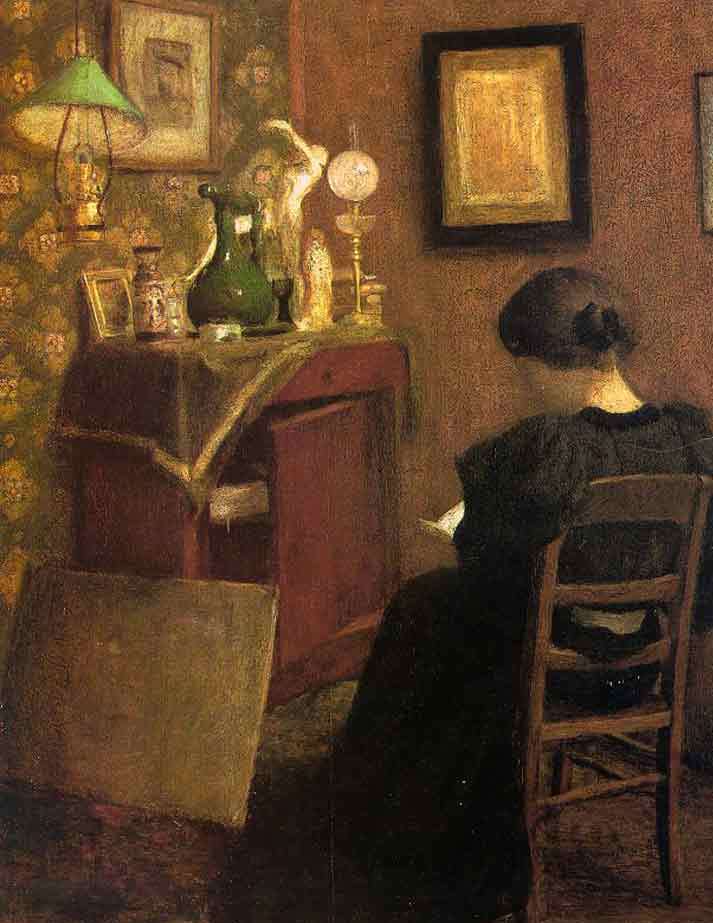 «Читающая женщина» 1894