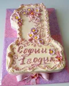 Варианты оформления тортов масляным кремом